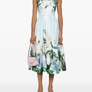NISSA Floral Print Midi Dress